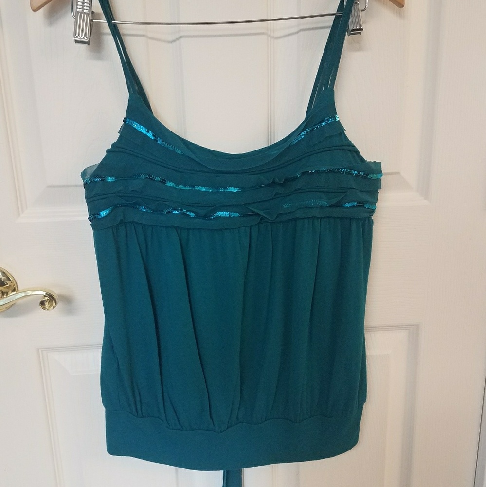 3/$12 Express Teal Tank Top